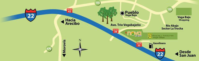 Como llegar a Nova Planters